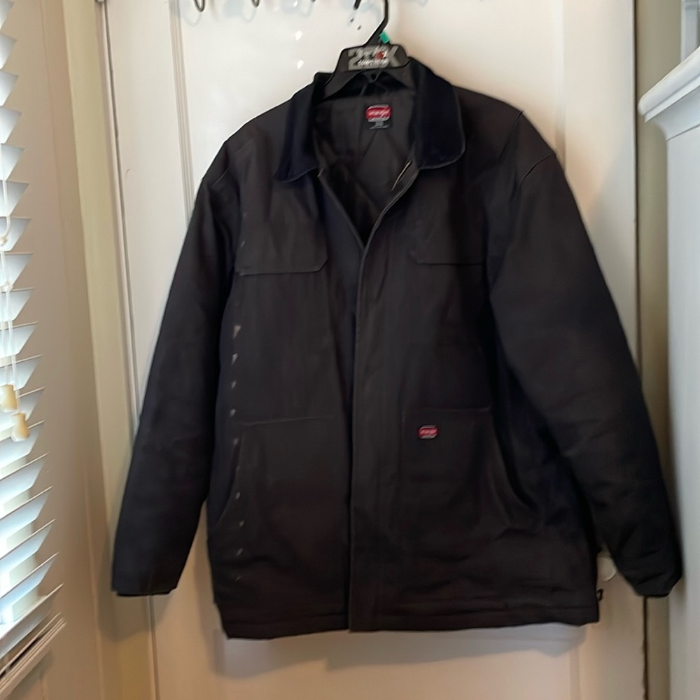 WRANGLER WORKWEAR Men’s XL black Quilted lined Jacket